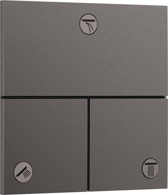 Hansgrohe ShowerSelect Comfort E Afbouwdeel Inbouwthermostaat Brushed Black Chrome