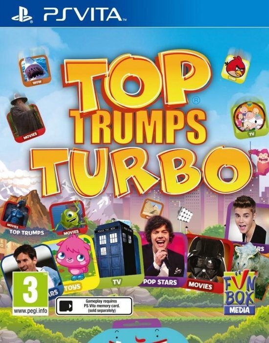 Funbox Top Trumps Turbo PlayStation Vita
