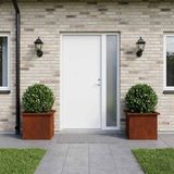 vidaXL Plantenbak met led 2 st roestkleurig 30 x 40 x 30 cm