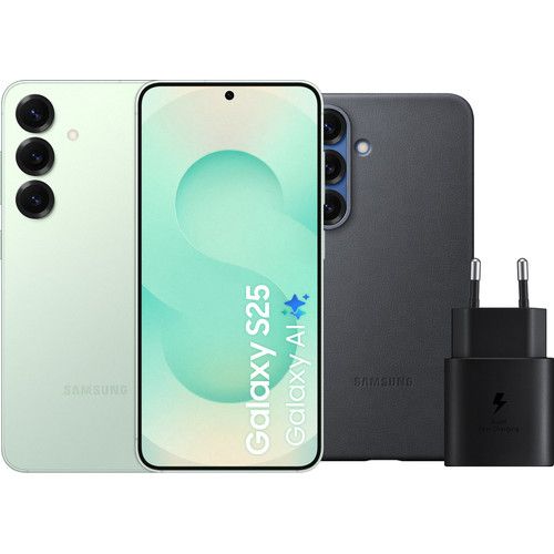 Samsung Galaxy S25 256GB Mint 5G + Accessory Bundle