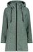 CMP Parka met capuchon van nepbont in technische gemêleerde fleece vrouw