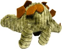 Boon Stegosaurus Corduroy - Groen - Pluche - Hond - XXL