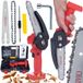 Rosfix Accu Kettingzaag RP21V - 21V, 1200W, 6" Geleider en Ketting
