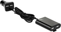 Akyga AK-CH-10 4x USB autolader 5V 9A laadadapter voor sigarettenaansteker