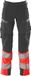 Mascot Accelerate Safe Pantalon Met Kniezakken 19179 - Hommes - Anthracite Foncé/Rouge - 47