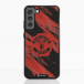 Manchester United Coque de Téléphone 3D Officielle – Design Abstrait Rouge et Noir