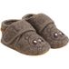 En Fant Chaussons en laine broderie Chocolate Brown