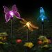 Set de 3 lampes solaires : libellule, papillon, colibri