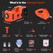 3-in-1 Jack - Electric hydraulic, 12V - Impact wrench - Tire inflator - Lifting range 155–450 mm - 2T/3T/5T - Orange
