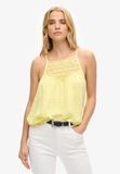 Superdry - Cami strandtopje met kant - Dames - Tops