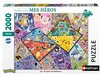 Nathan Puzzles - 2000 stukjes Photo Pokemon Kunst - Volwassenen - 4005556873142