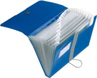 Herlitz Fächermappe A4 PP Beere 12 Fächer mit Gummizug