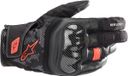 Alpinestars SMX Z Drystar Noir Rouge Fluo - Gants
