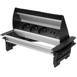 ORNO AE-1362 Intrekbare Ingebouwde Stekkerdoos 3-Voudig + USB-Lader - 1,8 m Kabellengte - Type E Frans Stopcontact
