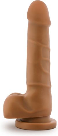 Dr. Skin - Realistische Dildo Met Zuignap 20 cm - Mocha