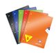 Clairefontaine 304256Cpack Lot de 5 Cahiers à Spirale Mimesys A4+ 22,5x29,5cm - 240 Pages Ligné - 4 Trous - Papier Blanc 90 g - Couverture Polypro - Couleurs Vives Aléatoires