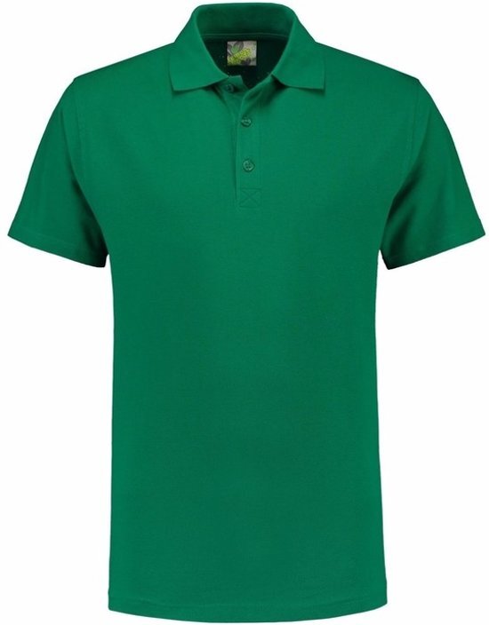 Lemon & Soda Premium poloshirt 100% katoen voor heren 2XL grasgroen