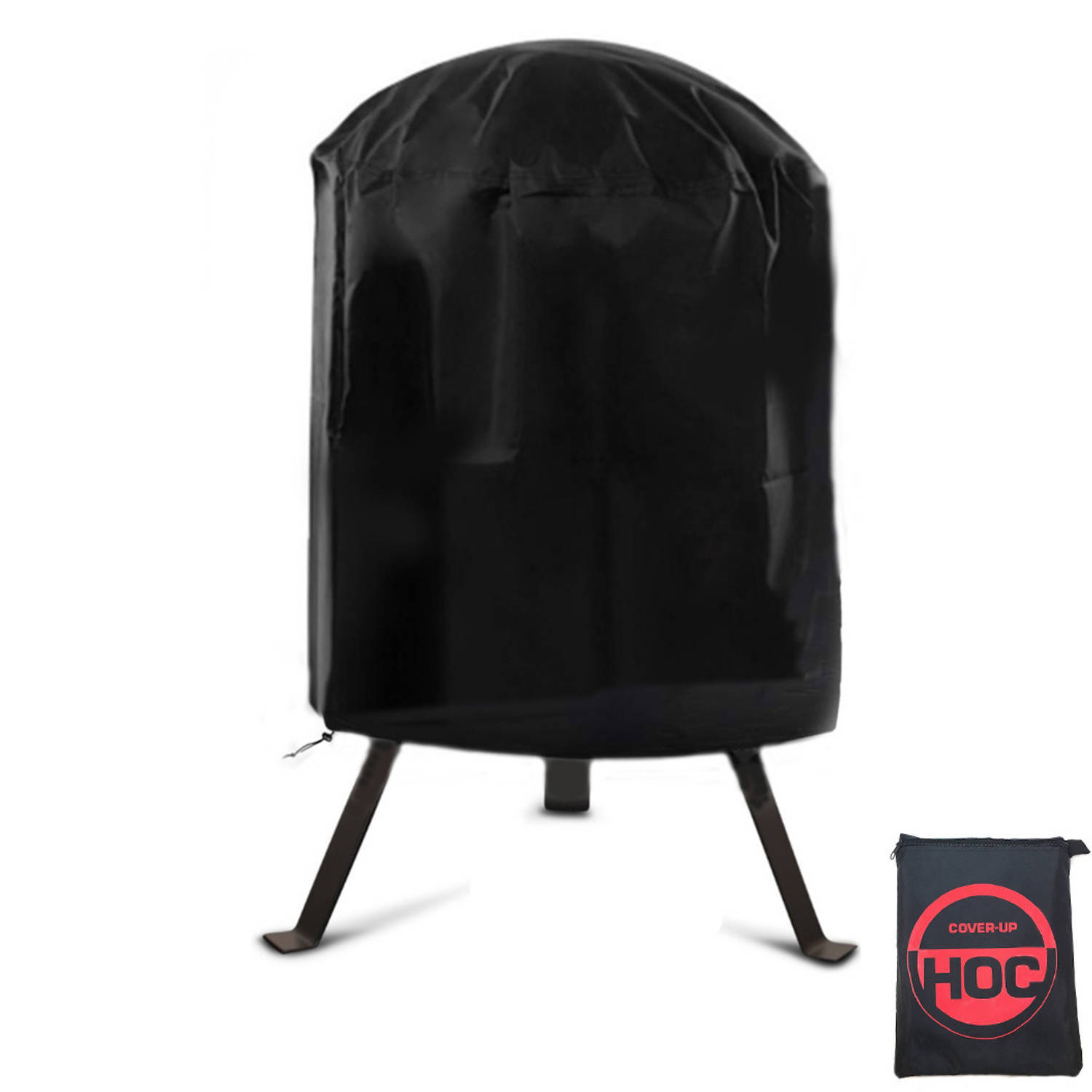 COVER UP HOC bbq hoes rond - 65x80 cm - Barbecue hoes - afdekhoes ronde bbq RED LABEL - Waterdichte bbq hoes