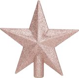 Decoris Piek - Ster Piek - Kunststof - Lichtroze - 19 cm