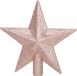 Decoris Piek - Ster Piek - Kunststof - Lichtroze - 19 cm