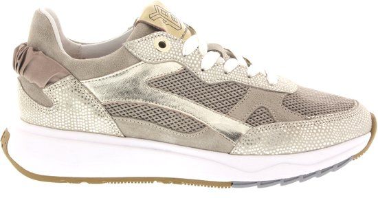 Floris van Bommel Sfw-10156 Suvi Sneakers - Leer - Dames - Beige - Maat 38