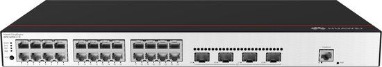 Huawei CloudEngine S5735-L24P4S-A-V2 Managed L3 Gigabit Ethernet (10/100/1000) Power over Ethernet (PoE) 1U Zwart, Zilver