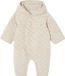 Vertbaudet Body en jersey Beige Mélangé Unisexe Manches Longues Coton Mélangé Taille 50