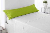 Miracle Home Kussensloop, anti-peeling, zacht en comfortabel, 50% katoen, 50% polyester, 110 x 45, Bed 90, Pistache