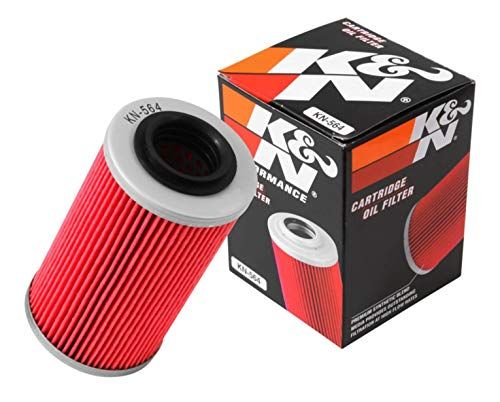 K&N Powersports Oliefilter - Filterpatroon 56x97mm compatibel met Can-Am, Buell (KN-564)