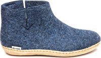 Glerups Laars met leren zool Blauw Maat 43