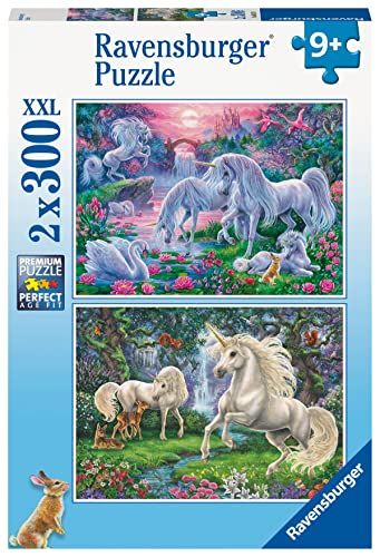 Ravensburger Puzzel 80570 Eenhoorns - 2 x 300 stukjes - Vanaf 9 jaar