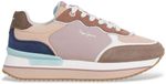 Pepe Jeans Rusper Combi W Lage Sneakers Dames Leer Bruin EU 39
