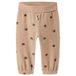 NAME IT BABY katoenen babybroek met print - zand