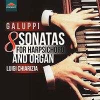 8 Luigi Chiarizia - Galuppi: 8 Sonatas For Harpsichord And Organ (CD)