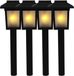 Benson Tuinlamp prikspot - 15x - solar - vlam effect 34,5 cm - sfeervolle tuinverlichting - prikker / lantaarn