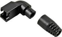 Hirose Electronic RJ45-KS90UD Knikbescherming Zwart