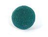 Wolvilt blauwachtig groene bal diameter 30 mm. 20u.