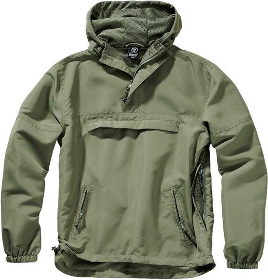Brandit Light Heren Windbreaker - olijf - L