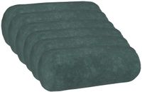 vidaXL Kussensloop HEERLEN Zeeblauw Katoensatijn 6 stuks Ø 15 x 40 cm