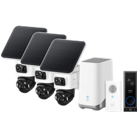 EufyCam S4 3-Pack + HomeBase 3 + Video Doorbell E340 + Chime