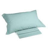 Caleffi - Beddengoedset voor eenpersoonsbed van 100% katoen, bestaande uit lakens voor eenpersoonsbed 160 x 285 cm + 1 hoeslaken 90 x 200 cm, voor hoge matras 28 cm + 1 kussensloop 50 x 80 cm
