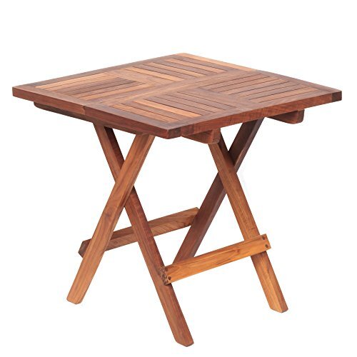 asinox Tek.602 bijzettafel, teak, bruin, 50 x 50 x 50 cm