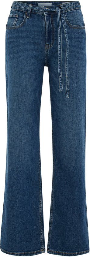 WE Fashion Dames high waist wide leg jeans