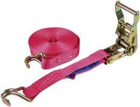 Berger & Schröter 60035 Spanband (tweedelig) Trekkracht (lc) vastbinden (enkel/direct): 750 daN (l x b) 6 m x 25 mm Ratelinrichting