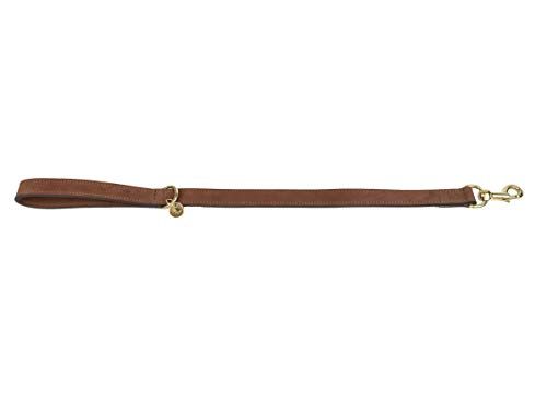 Fantail Dog leash short Nubu Dark Brown 60cmx25mm
