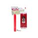 Vidal bougie, wit-rood, 17 cm, 4 stuks