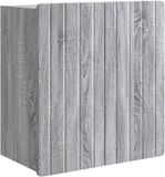 vidaXL Wandkast Grijs Sonoma 59 x 31 x 64 cm Bewerkt hout