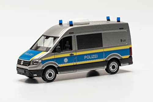 Herpa 096744 Volkswagen Crafter halve bus"Politie Straubing" auto miniatuurmodellen klein model verzamelstuk detailgetrouw