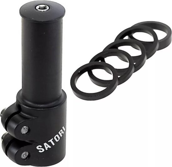 SATORI Hoogte Adapter Heads Up 4 28 6 / 117 mm Zwart