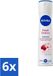 Nivea Antitranspirant Deodorant Verse Kersen Voordeelverpakking 6 stuks